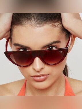 Quay Australia x Sofia Richie Run Away Cat-Eye Sunglasses w/ Gradient Lenses